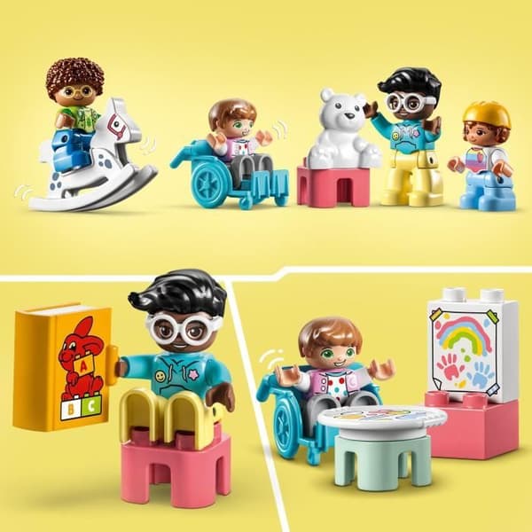 LEGO® DUPLO My Town 10992 Daghemsliv, pedagogisk leksak med 4 minifigurer