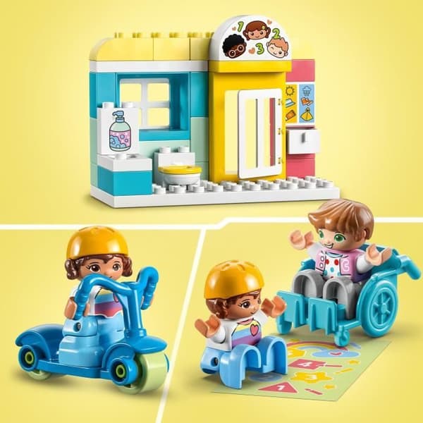 LEGO® DUPLO My Town 10992 Daghemsliv, pedagogisk leksak med 4 minifigurer