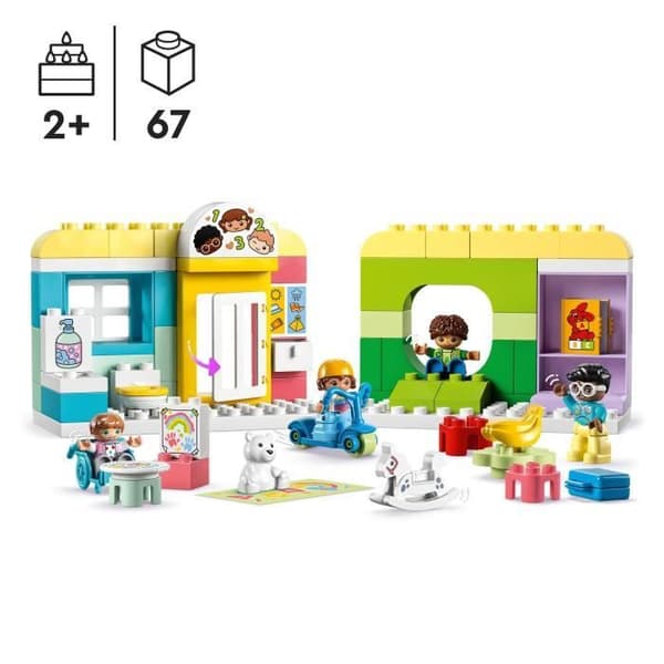 LEGO® DUPLO My Town 10992 Daghemsliv, pedagogisk leksak med 4 minifigurer