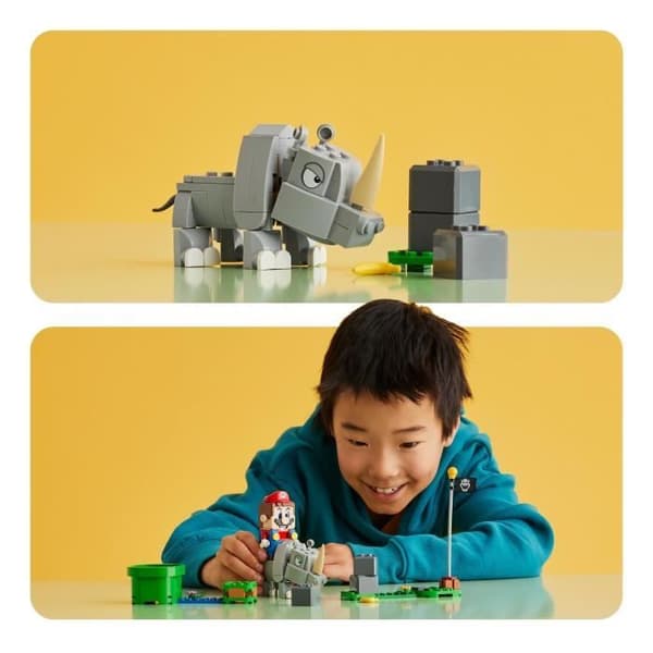 LEGO® Super Mario 71420 Rambi the Rhinoceros Expansion Set, kombinera leksak med startpaket
