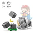 Miniatyrbild 2 av 6: LEGO® Super Mario 71420 Rambi the Rhinoceros Expansion Set, kombinera leksak med startpaket