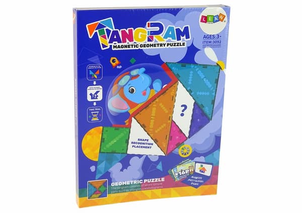 Tangram 7 magnetiske blokke puslespil