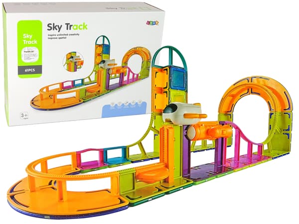 Magnetiske konstruktionsblokke Sky Track 61 Elements