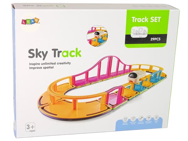 Magnetiska konstruktionsblock Sky Track 29 Elements