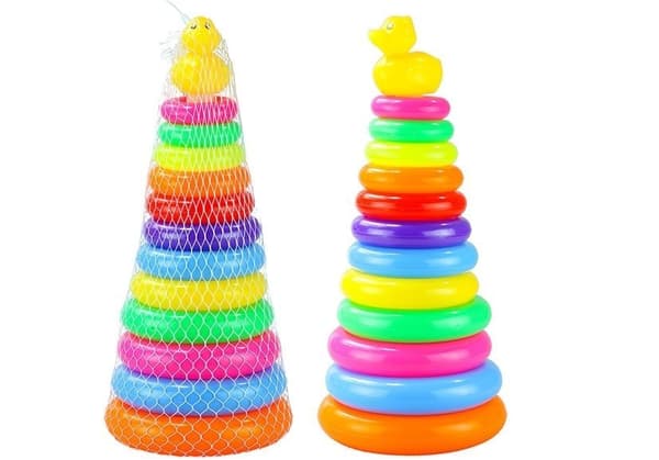 Pyramid av cirklar Pyramid 40cm högt pussel