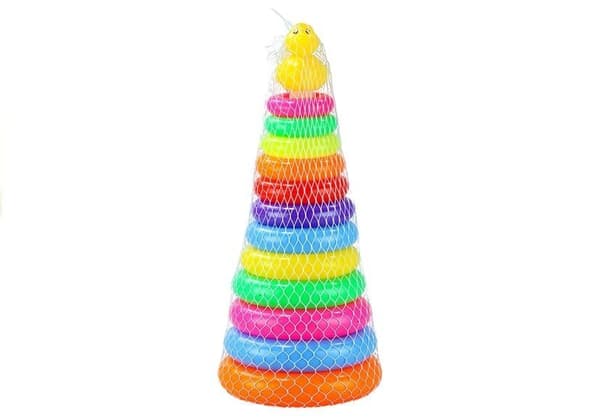 Pyramid av cirklar Pyramid 40cm högt pussel