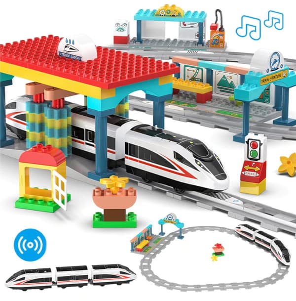 Bricks Train Railway Station CADA 108 Elements