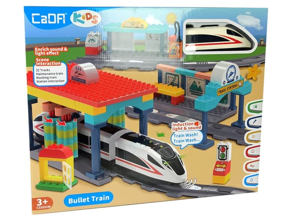 Bricks Train Railway Station CADA 108 Elements
