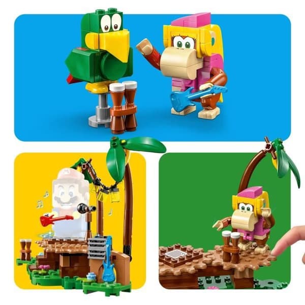 LEGO® Super Mario 71421 Dixie Kong Jungle Concert Expansion Set, kombinera med startpaket