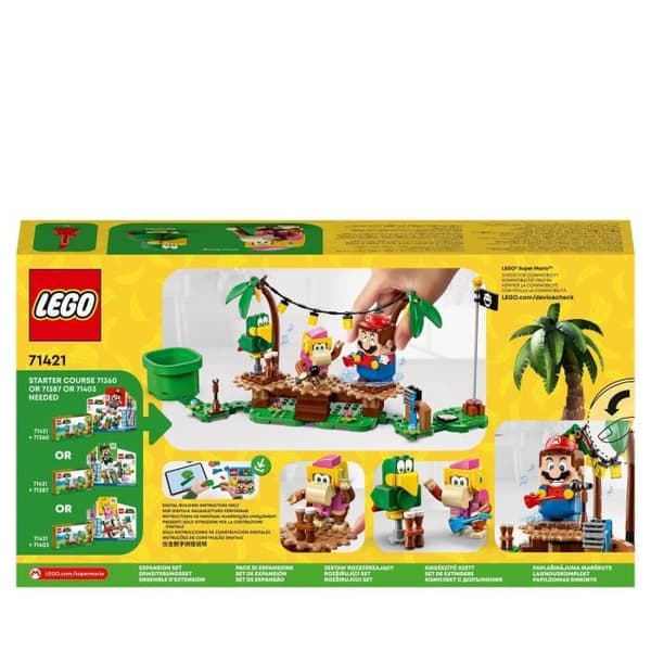 LEGO® Super Mario 71421 Dixie Kong Jungle Concert Expansion Set, kombinera med startpaket