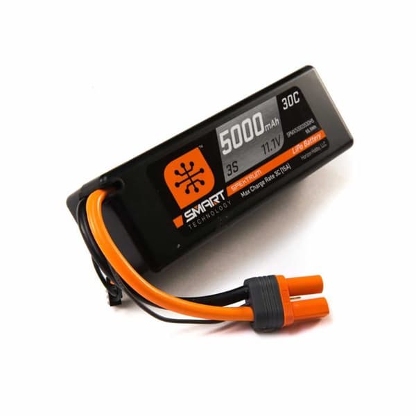 Spektrum - SPMX50003S30H5 - 11,1 V 5000 mAh 3S 30C Smart Hardcase LiPo-Akku: IC5 Multicolor