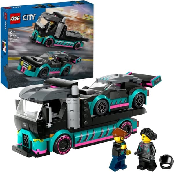 LEGO City Race Car og Transport Lastbil - 60406