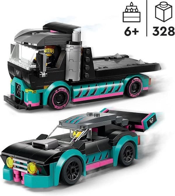 LEGO City Race Car og Transport Lastbil - 60406