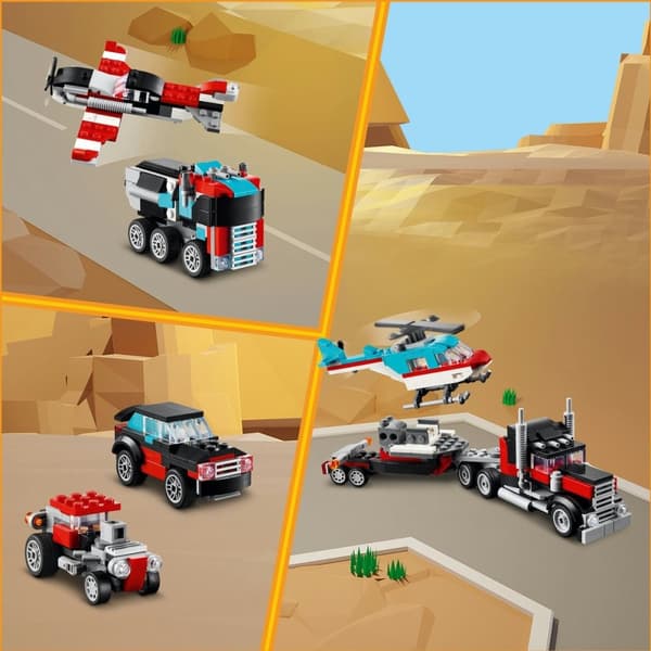 LEGO Creator 3i1 lastbil med helikopter - 31146