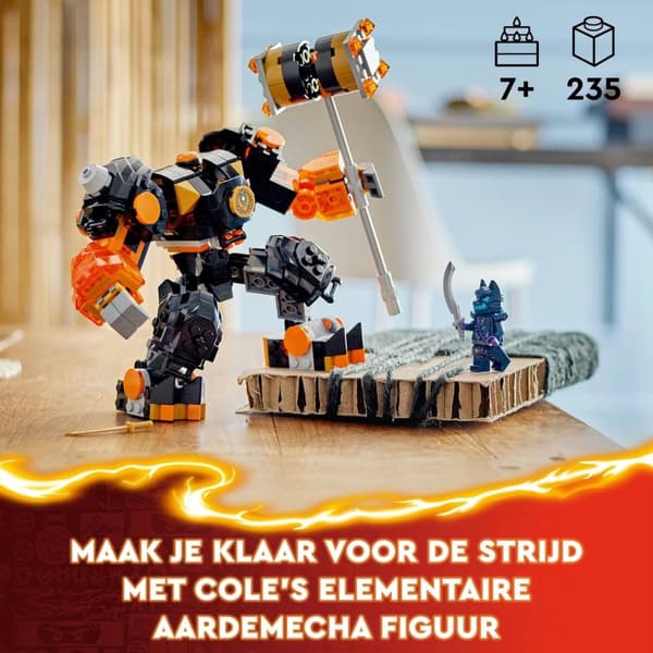 LEGO NINJAGO Cole's Elemental Earth Mech - 71806