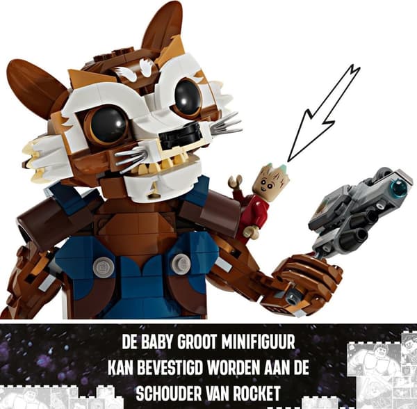 LEGO Marvel Rocket og Baby Groot - 76282