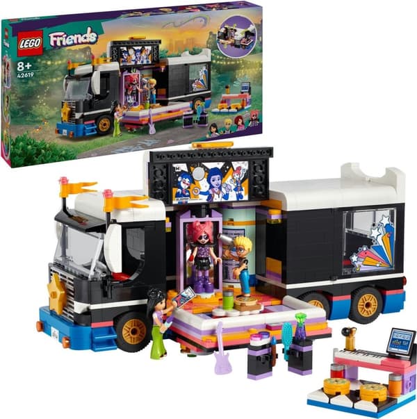 LEGO Friends Pop Star Tour Bus - 42619