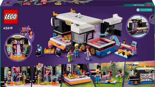 LEGO Friends Pop Star Tour Bus - 42619