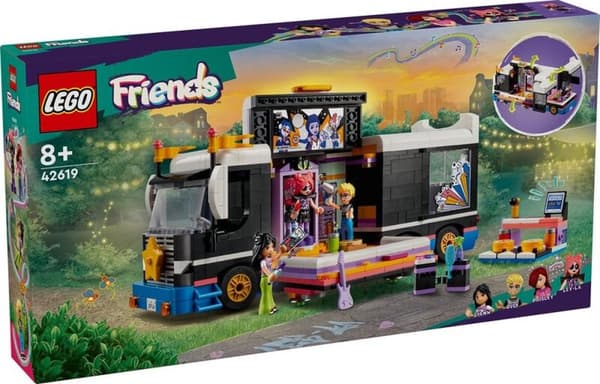 LEGO Friends Pop Star Tour Bus - 42619