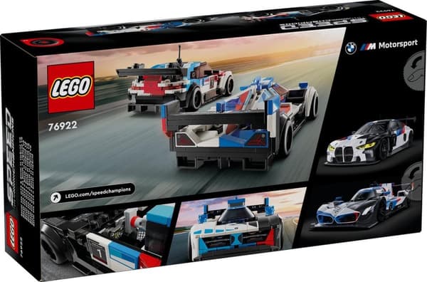 LEGO Speed Champions BMW M4 GT3 & BMW M Hybrid V8 racerbiler - 76922