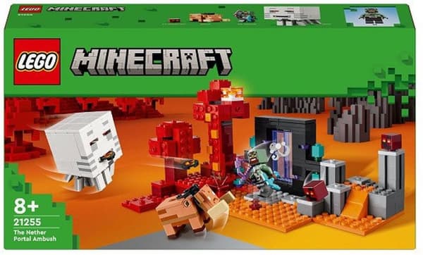 LEGO Minecraft Baghold på Nether Portal - 21255