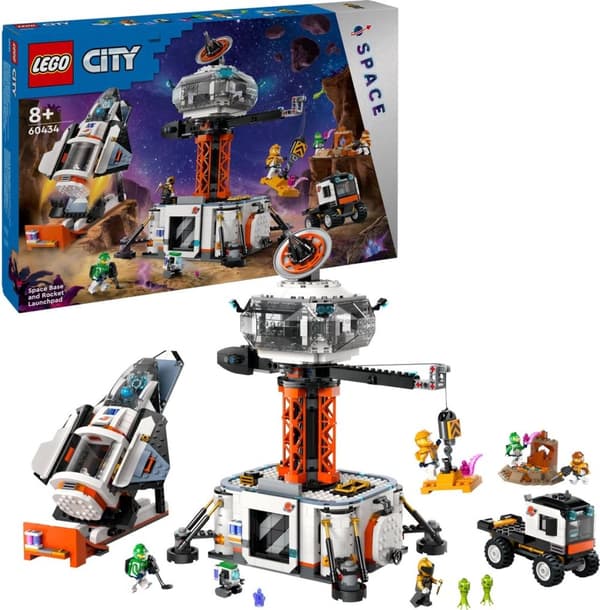 LEGO City Construction Base og raketaffyringsrampe - 60434