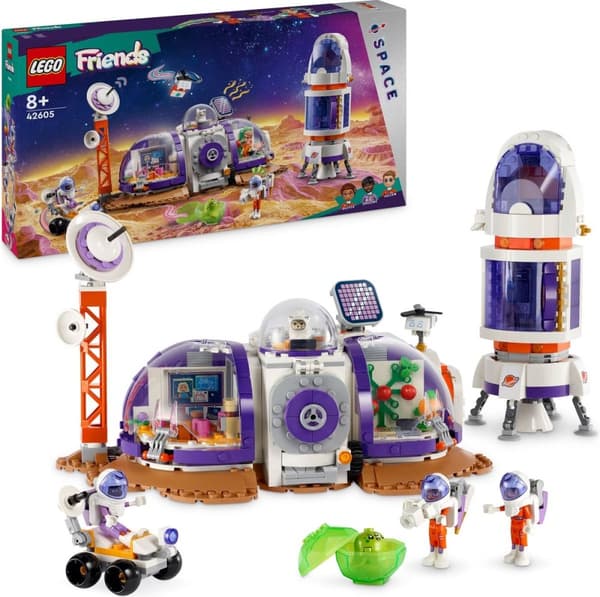 LEGO Friends byggebase på Mars og raket - 42605