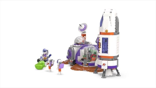 LEGO Friends byggebase på Mars og raket - 42605