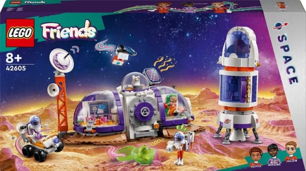 LEGO Friends byggebase på Mars og raket - 42605