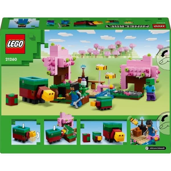 LEGO Minecraft 21260 Cherry Blossom Garden - Minifigurer för videospel