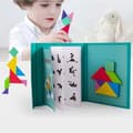 Miniatyrbild 2 av 4: SHOP-STORY - TANGRAM – Pedagogiskt magnetiskt pussel för barn i trä