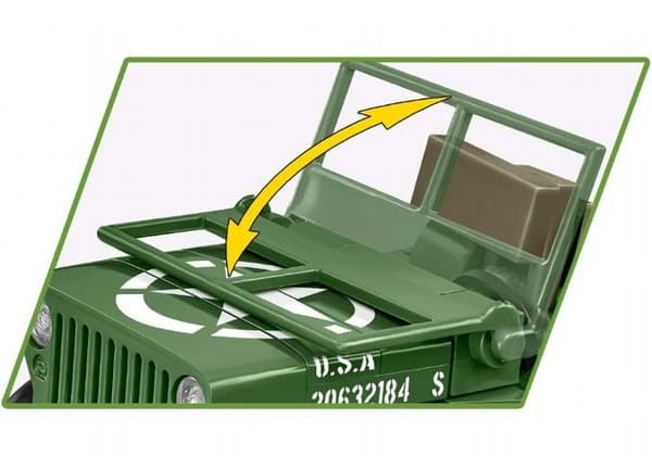 Cobi Willys MB Trailer