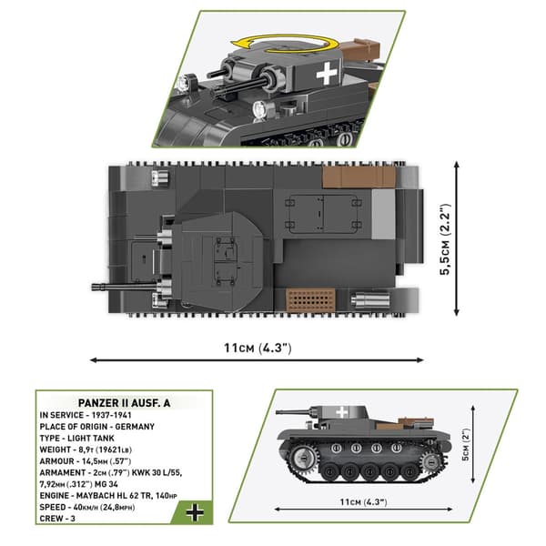 Cobi Panzer II AUSF.A