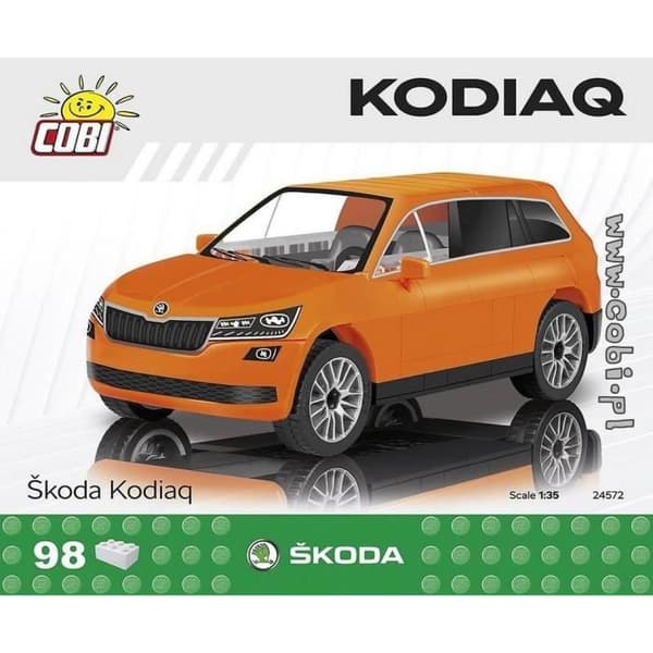 Byggspel - Cobi - Skoda Kodiaq Orange - 98 stycken - 1/35 - Enkel montering