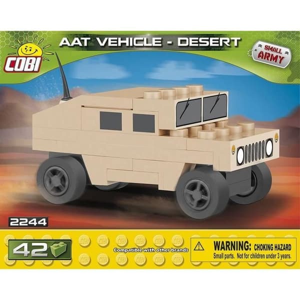 Byggspel - AAT ökenfordon - 42 stycken Cobi