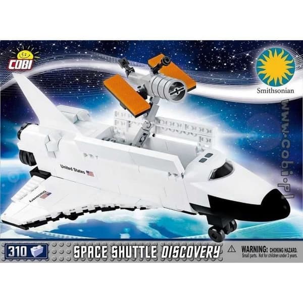 Byggspel - Space Shuttle Discovery - 352 delar - 1 Cobi-figur