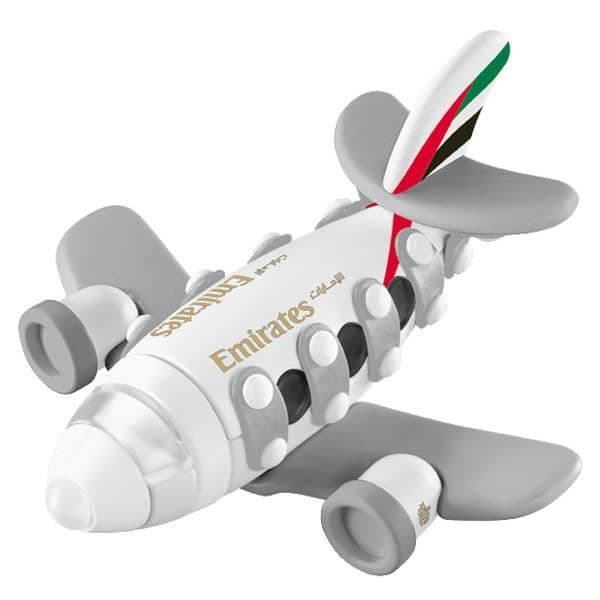 Byggspel - Emirates Jet att montera - 12,5x13x7 cm Mic O Mic