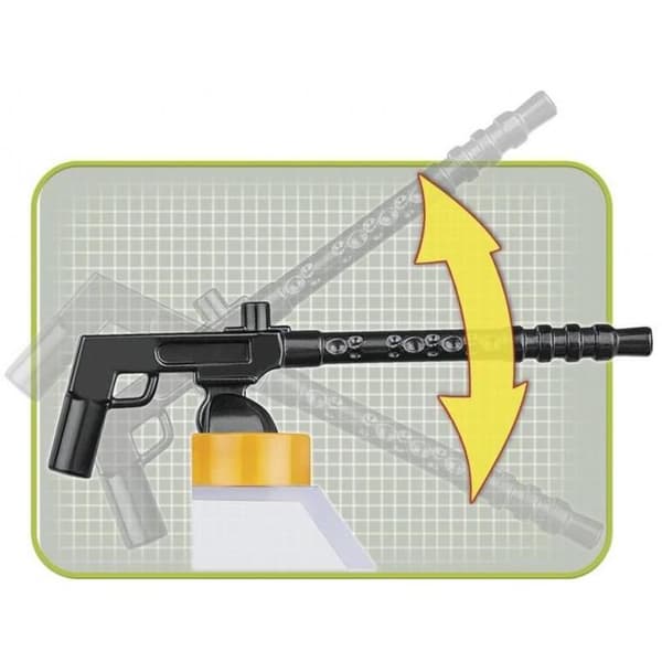 Byggspel - Liten armé - Snabbinsatsfordon - 90 stycken, 1 Cobi-figur
