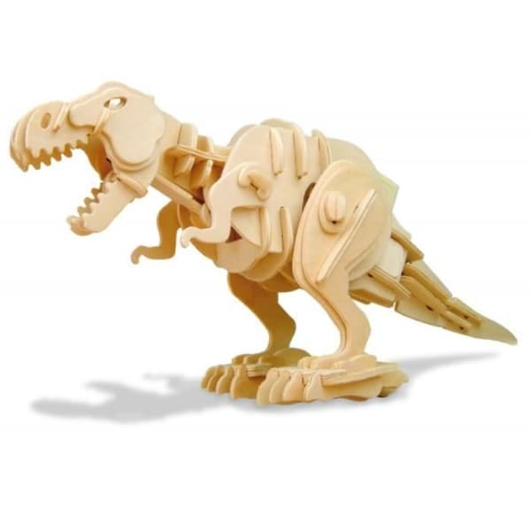 Byggsatser - Robotime - Träsatser - T-rex Attack - 90 st - 33,5x22x12 cm