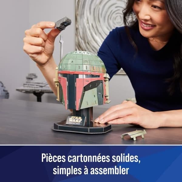 SPIN MASTER HJÄLM BOBA FETT Star Wars 4D Bygg