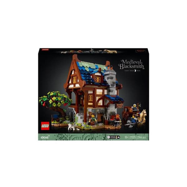 Lego - Idéer 21325 - Den medeltida smeden - Blandat - Vuxen - Brun - Att montera själv - 2 år