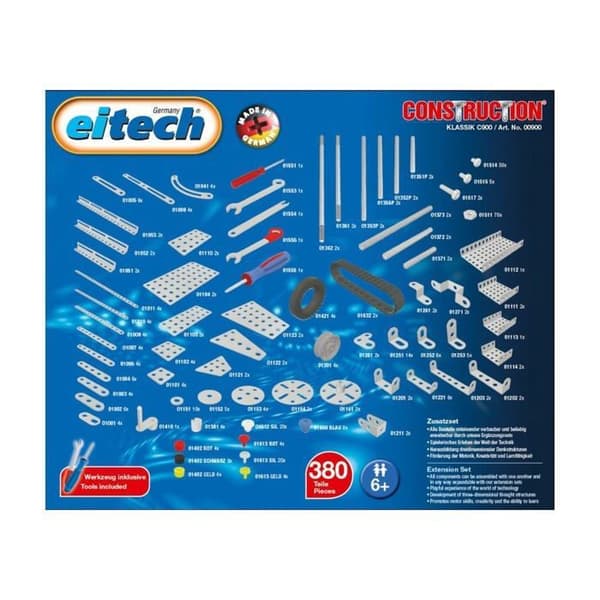 Monteringsspel - konstruktionsspel - manipulationsspel Eitech - 00900 - C900 Metallförlängningssats Multicolor