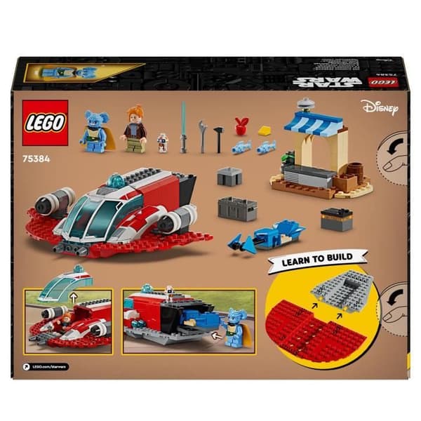 LEGO® 75384 Star Wars The Crimson Firehawk, byggleksak med speedercykel och minifigurer