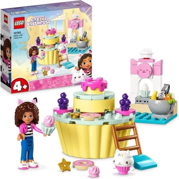 LEGO® Gabby och det magiska huset 10785 Pralin och Sweetie Rolig leksak med kattfigurer