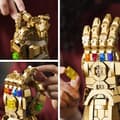 Miniatyrbild 3 av 5: LEGO® 76191 Marvel The Infinity Gauntlet – byggbar Thanos för vuxna, present, dekoration
