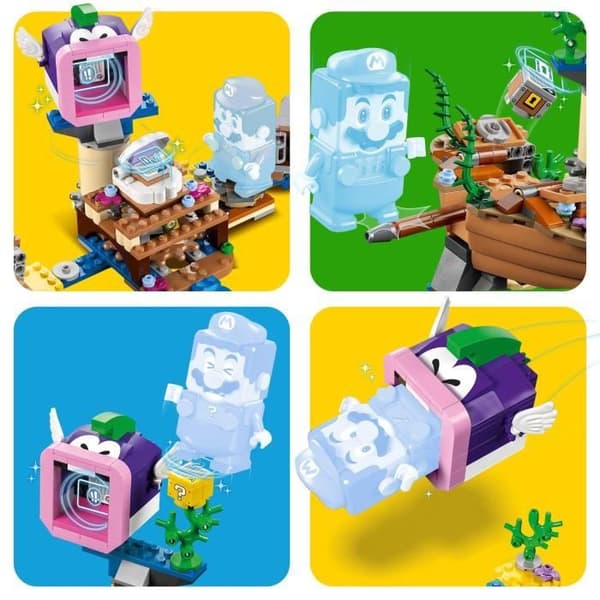 LEGO® 71432 Super Mario Sunken Wreck Adventure Expansion Set med Dorrie, leksak med Cheep Cheep minifigurer