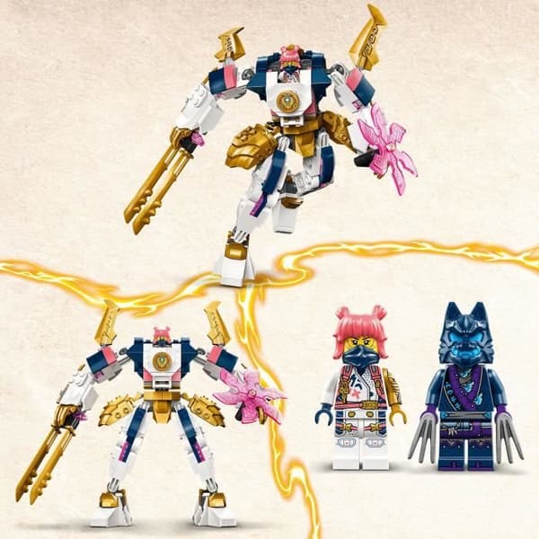 LEGO® 71807 NINJAGO Soras teknologi elementalrobot, barnleksak med Sora minifigur, Ninjapresent