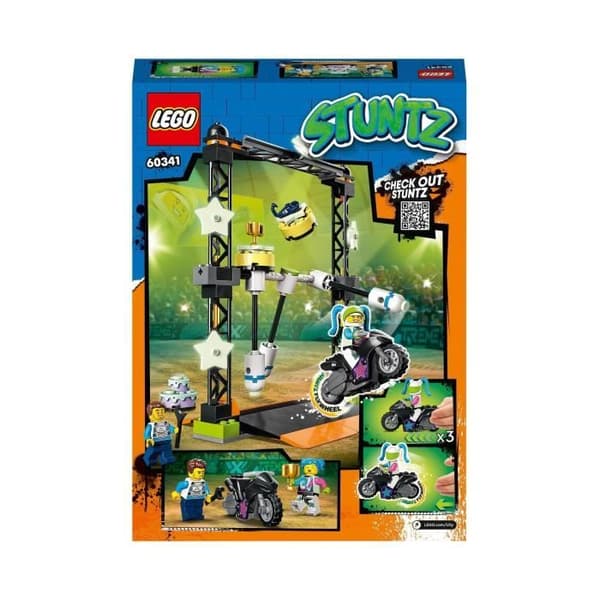 LEGO® 60341 City Stuntz Stuntutmaningen: Pendlar, stuntcykeläventyrsmotorcykelleksak för flickor och pojkar från 5 år och uppåt