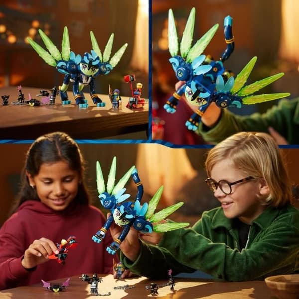 LEGO® 71476 DREAMZzz Zoey och ugglakatten Zian, minifigurleksak för barn, med fantastiskt byggbart djur