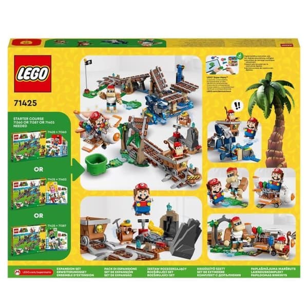 LEGO® Super Mario 71425 Diddy Kong Mine Cart Race Expansion Set, kombinera med startpaket